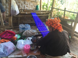 Scarf-Making in a Burmese Village