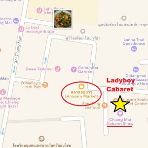 Ladyboy Cabaret Map
