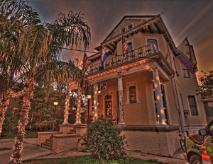Exterior View of the India House Hostel's Victorian Charm